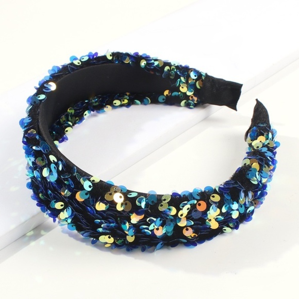 Sequin fashion multi color fashion statement headband